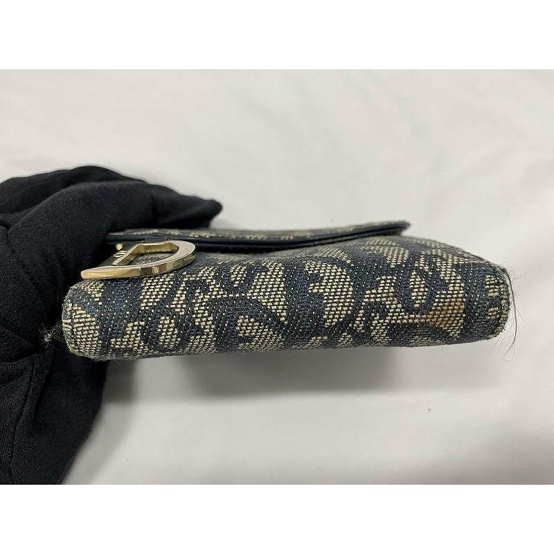 ディオール Dior トロッターサドルウォレット 二つ折り財布