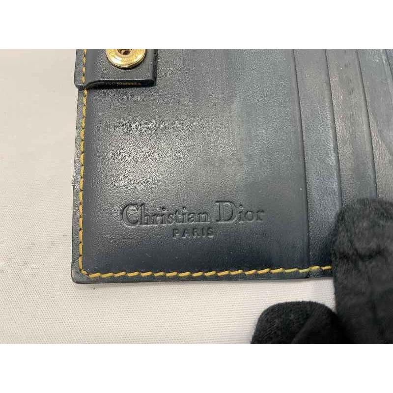 ディオール Dior トロッターサドルウォレット 二つ折り財布