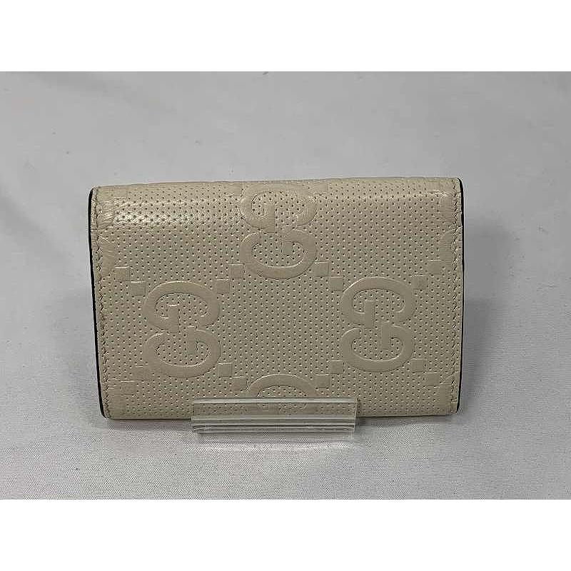 グッチ GUCCI キーケース 625565・1147 レザー レディース ホワイト 白