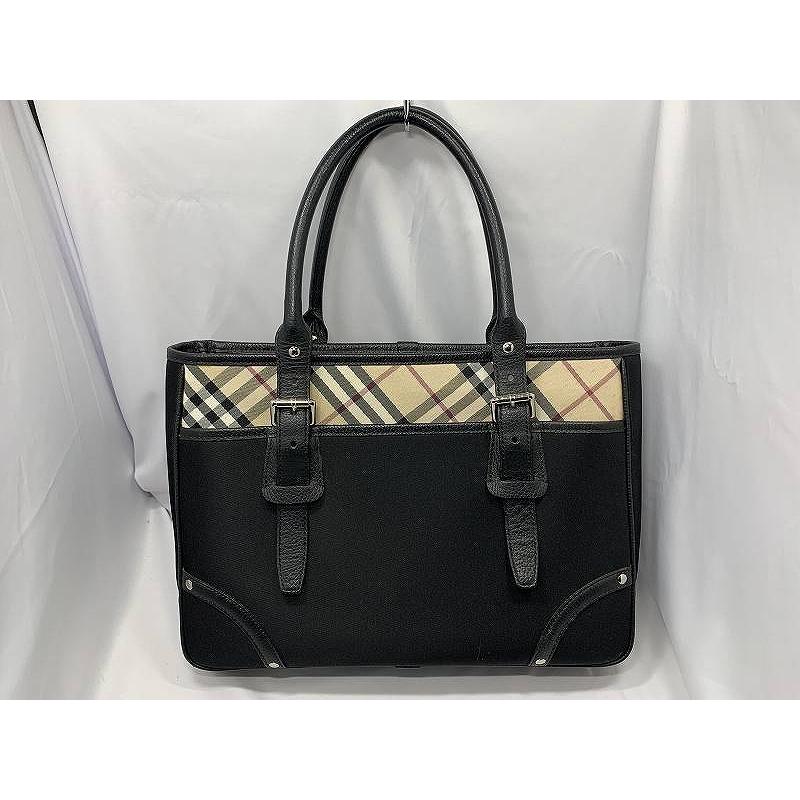 バーバリー BURBERRY トートバッグ ハンドバッグ レディース 黒