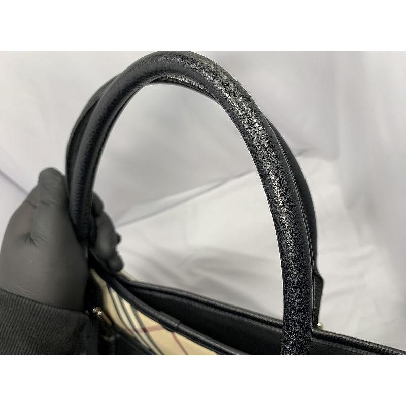 バーバリー BURBERRY トートバッグ ハンドバッグ レディース 黒