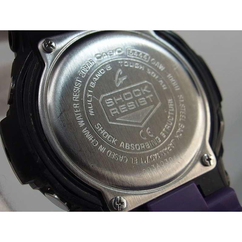 カシオ CASIO G-SHOCK G-ショック ソーラー腕時計/アナログ/ラバー/BLK