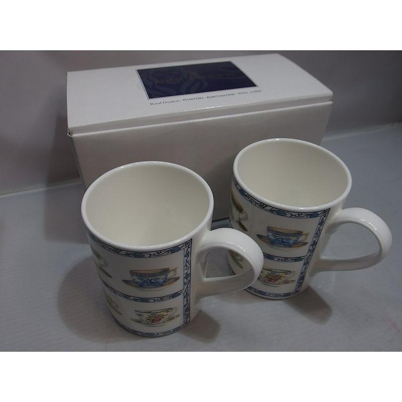 未使用美品】ロイヤルドルトンサー・ヘンリー・ドルトンマグカップペア 
