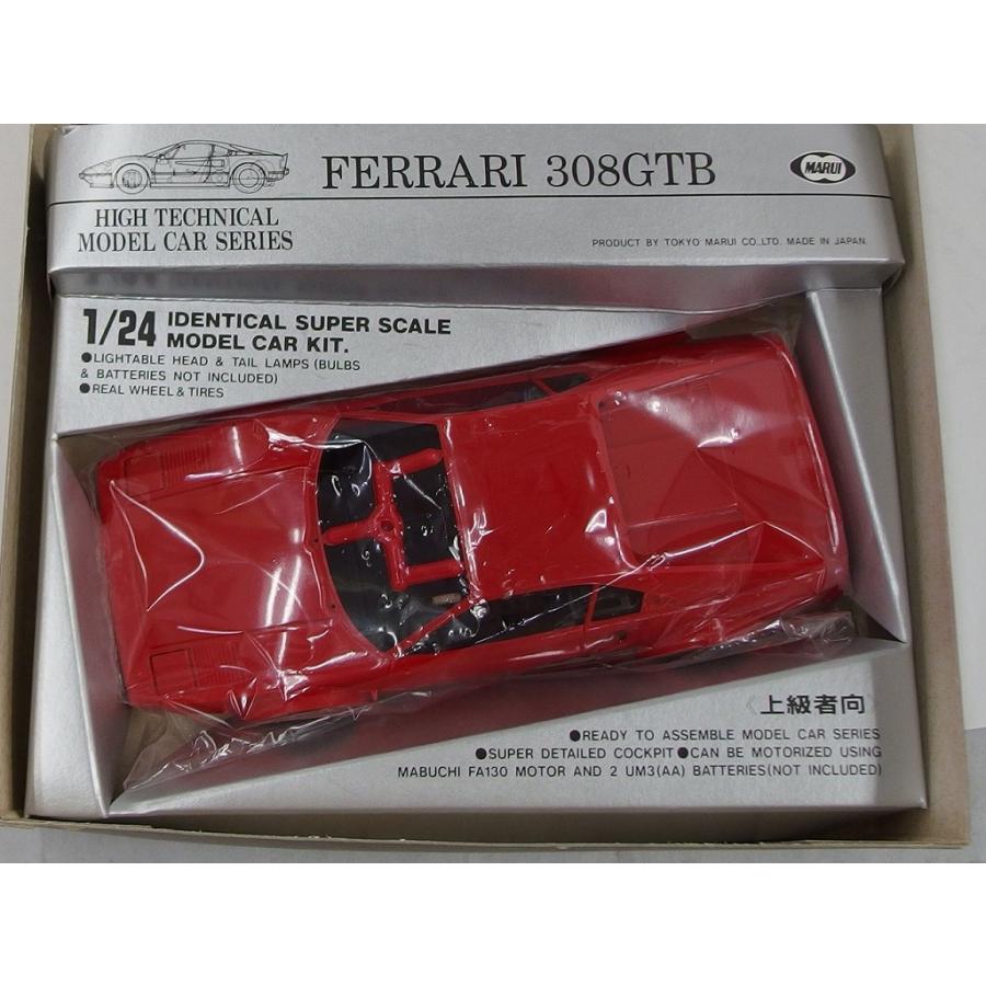 【未使用】 マルイ MARUI プラモデル 1/24 フェラーリ 308GTB   ハイテクニカルモデルカーシリーズ NO 4の画像