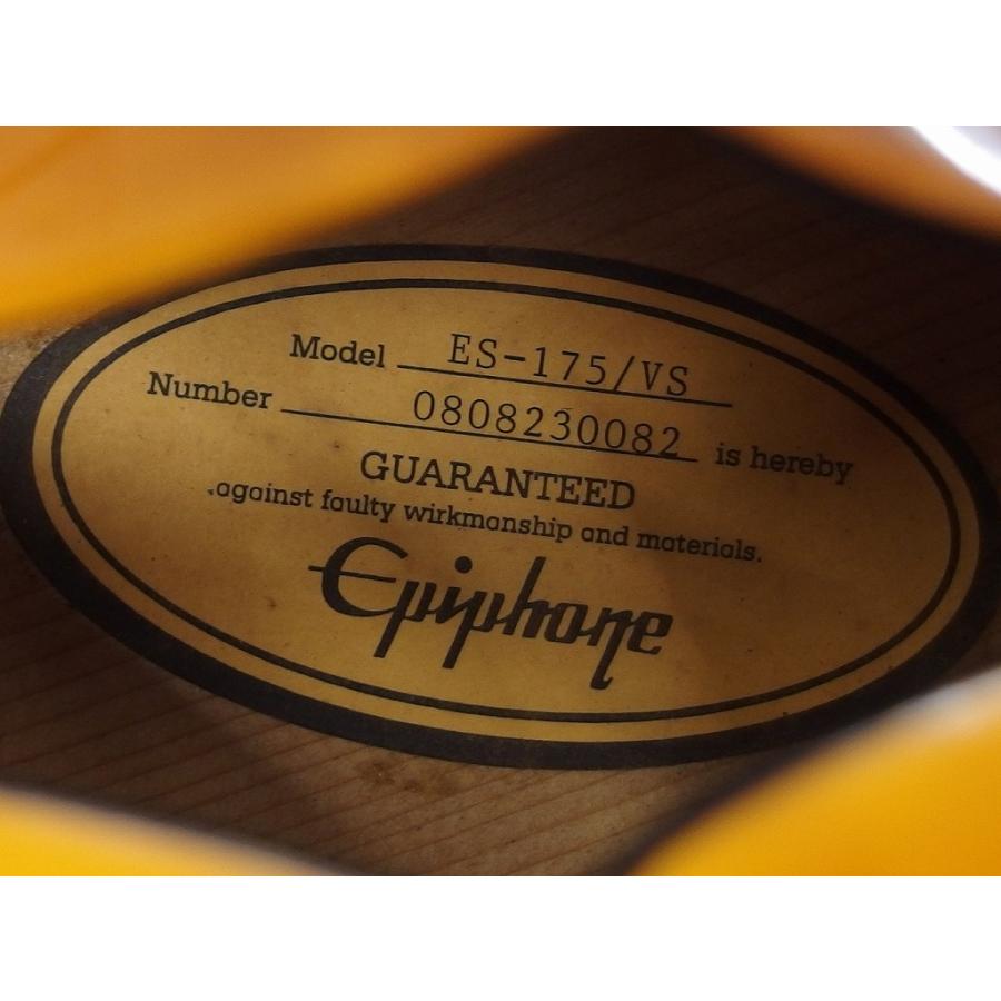 エピフォン ES-175VS フルアコ Epiphone Custom Shop エピフォン Epiphone フルアコ ES-175 / VS シリアル 0808230082