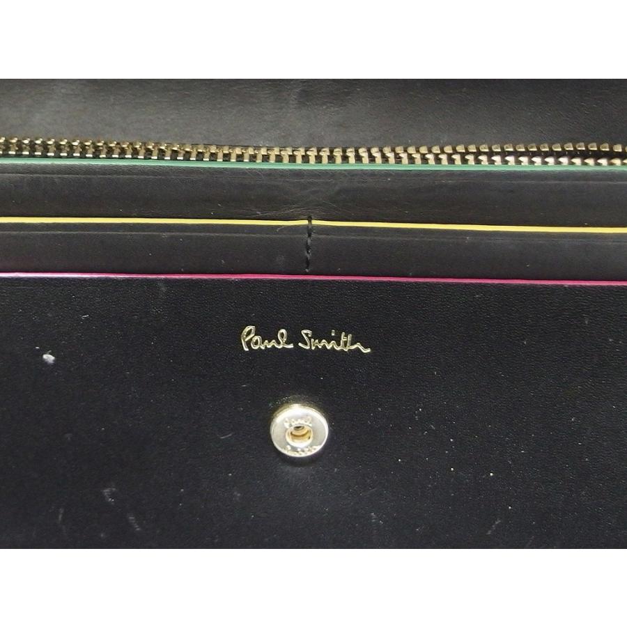 新品 ポールスミス Paul Smith インセットマルチストライプ ブラック ポールスミス Paul Smith インセットマルチストライプ 長財布 ブラック