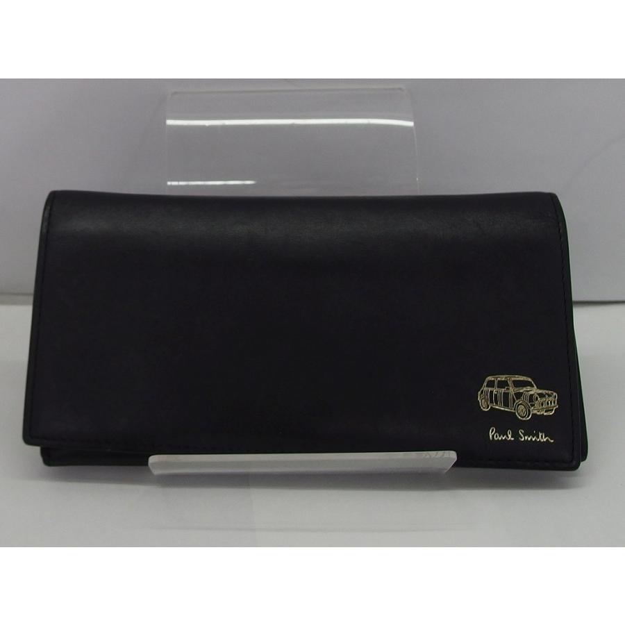 ポールスミス Paul Smith 長財布 ミニクーパーコラボ ブラック