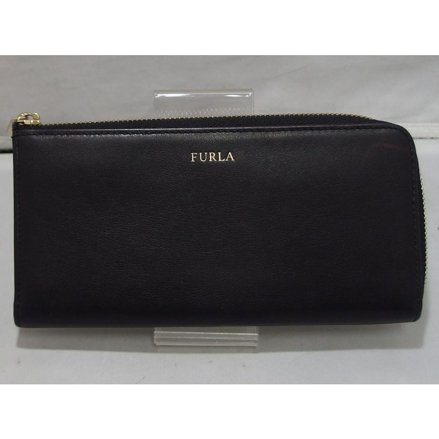 フルラ FURLA ラウンドファスナー長財布 ブラック : ワットマン Yahoo
