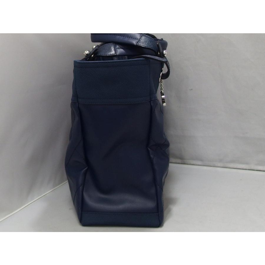 シャネル CHANEL パリビアリッツ トートバッグ ネイビー 15564230