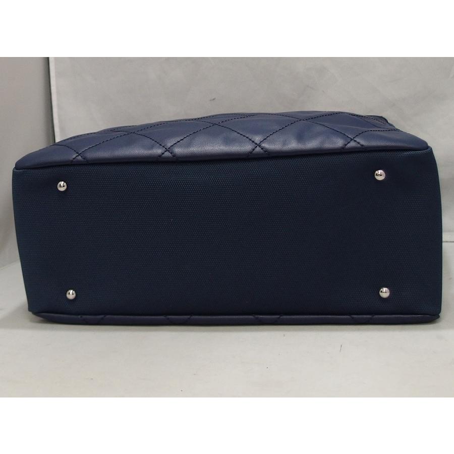 シャネル CHANEL パリビアリッツ トートバッグ ネイビー 15564230