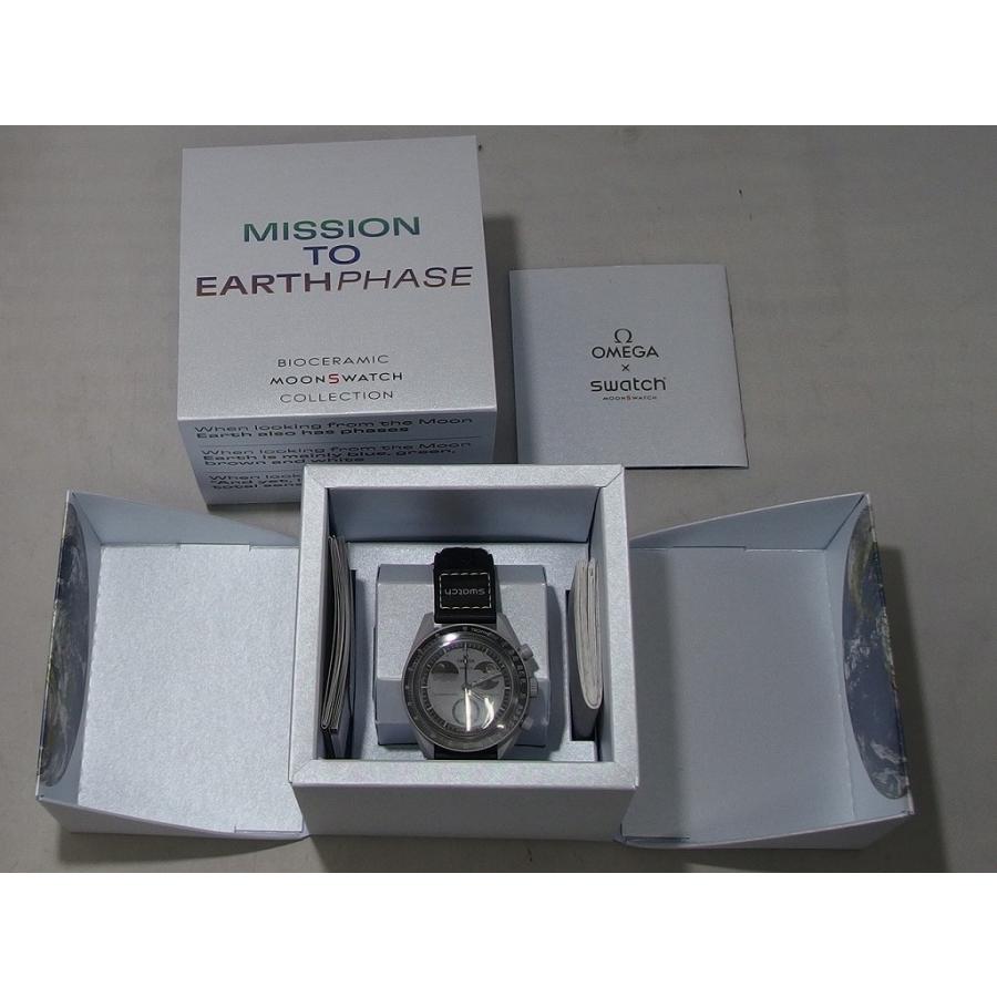 スウォッチ Swatch クォーツ時計 MISSION TO EARTHPHASE SO33M700 