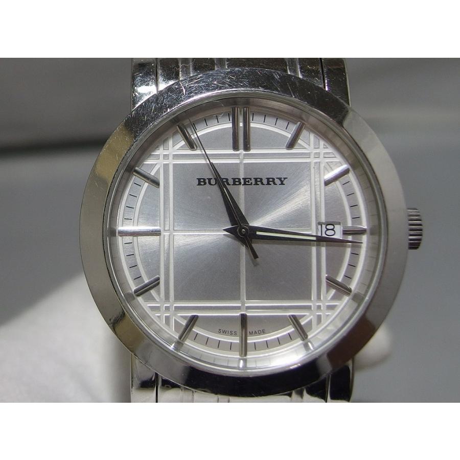 稼働 BURBERRY 腕時計 BU1350 ノバチェック ステンレス1773 楽天市場