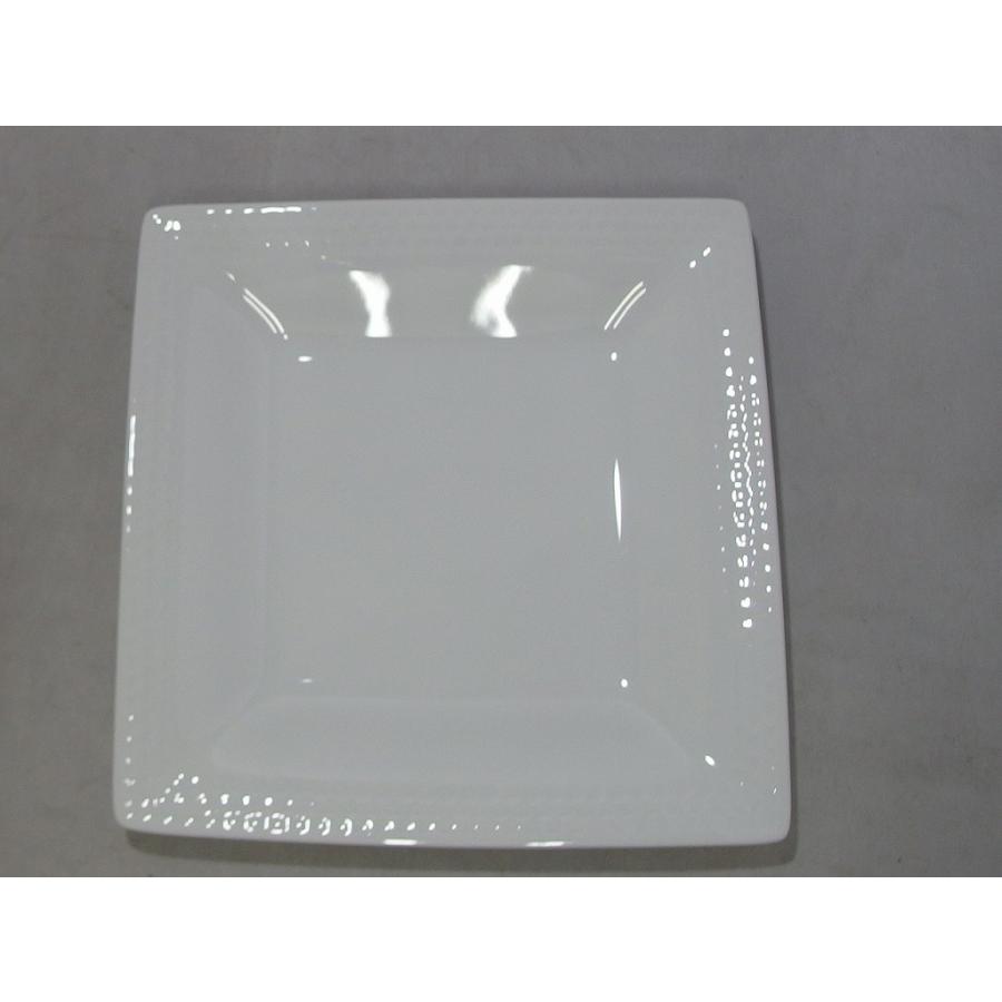 ノリタケ Noritake ホワイト スクエアプレート ペアセット