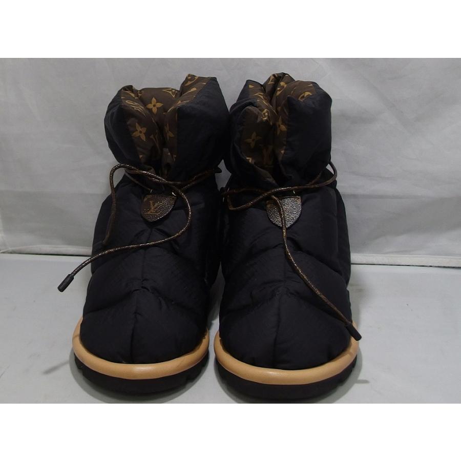 ルイヴィトン LOUIS VUITTON ピローラインアンクルブーツ サイズ：37