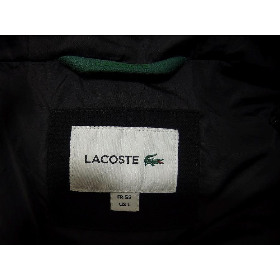 ラコステ LACOSTE ピケダウンジャケット ブラック BH102LJ 