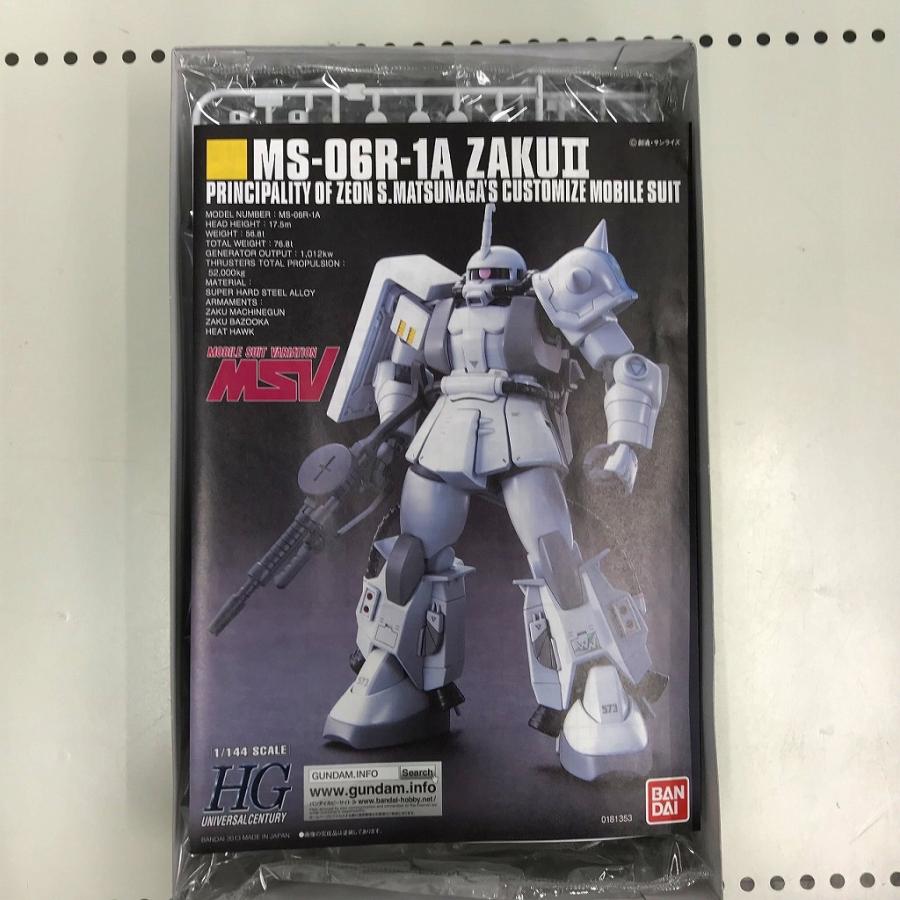 バンダイ BANDAI プラモデル 1/144 HGUC MS-06R-1A シン・マツナガ専用ザクII｜wattmann｜02