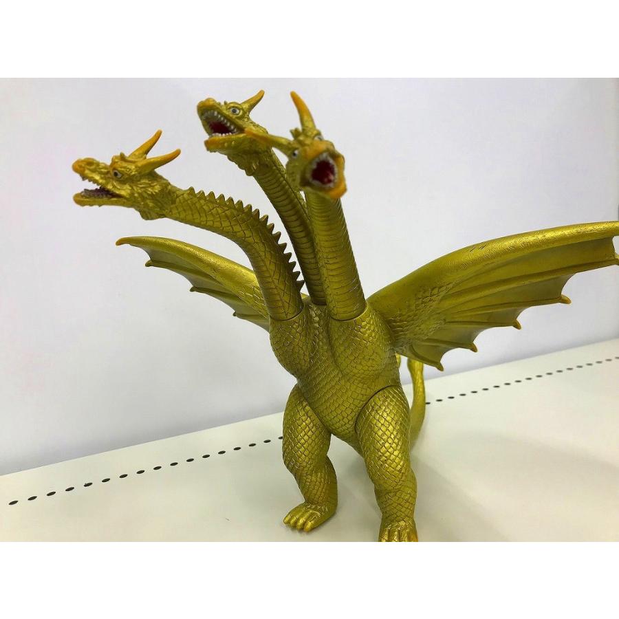 BANDAI ソフビ【訳あり☆お買い得】 キングギドラ1984(ゴールド BANDAI ソフビ【訳あり☆お買い得】 キングギドラ1984(ゴールド
