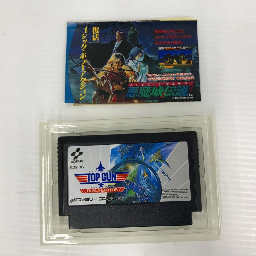 コナミ KONAMI ファミコンソフト トップガン デュアル コナミ KONAMI ファミコンソフト トップガン デュアル