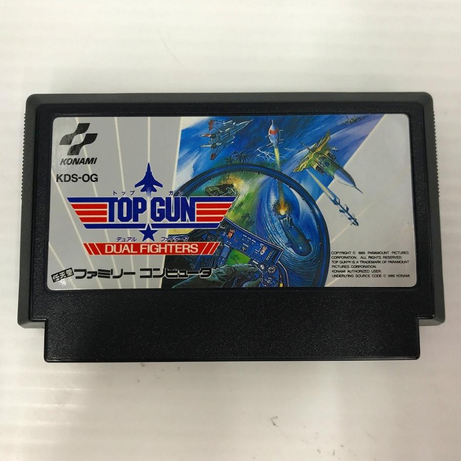 コナミ KONAMI ファミコンソフト トップガン デュアル コナミ KONAMI ファミコンソフト トップガン デュアル