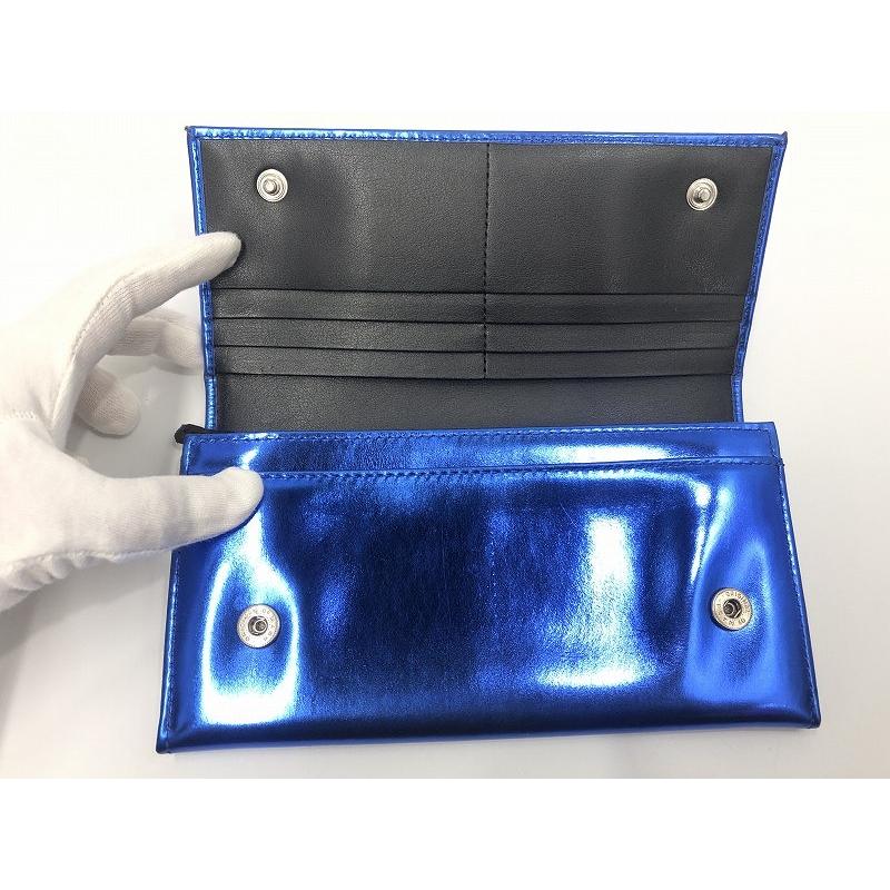 マルニ MARNI ロングウォレット 長財布 ブルー : ワットマン