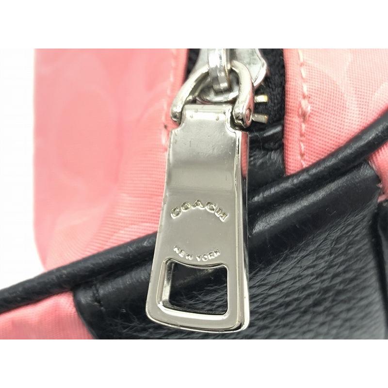 コーチ COACH ナイロンレザーウエストポーチ ボディバッグ コーチ COACH ナイロンレザーウエストポーチ ボディバッグ
