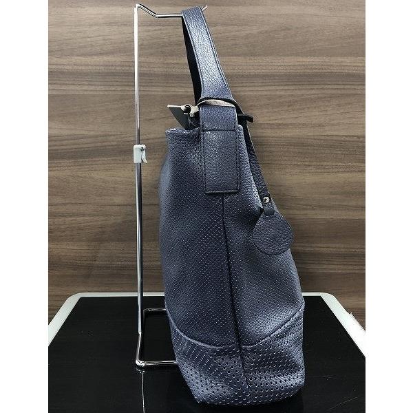 ニコリ NICOLI ワンショルダー2WAYバッグ ショルダーバッグ ネイビー系  