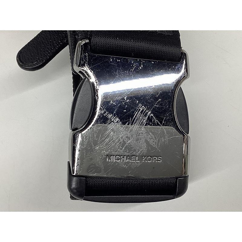 マイケルコース MICHAEL KORS ロゴボディバッグ ホワイト ブラック