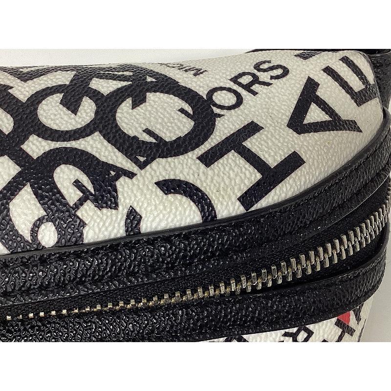 マイケルコース MICHAEL KORS ロゴボディバッグ ホワイト ブラック