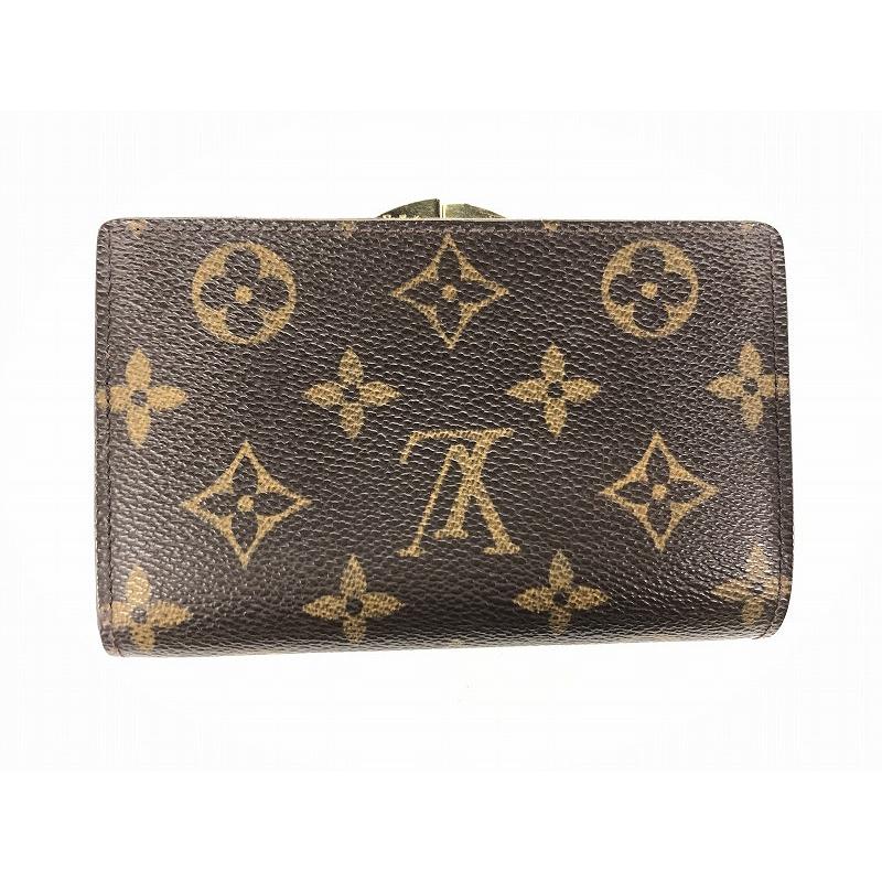 ルイヴィトン M61663 二つ折り財布 ブラウン LOUIS VUITTON ポルト