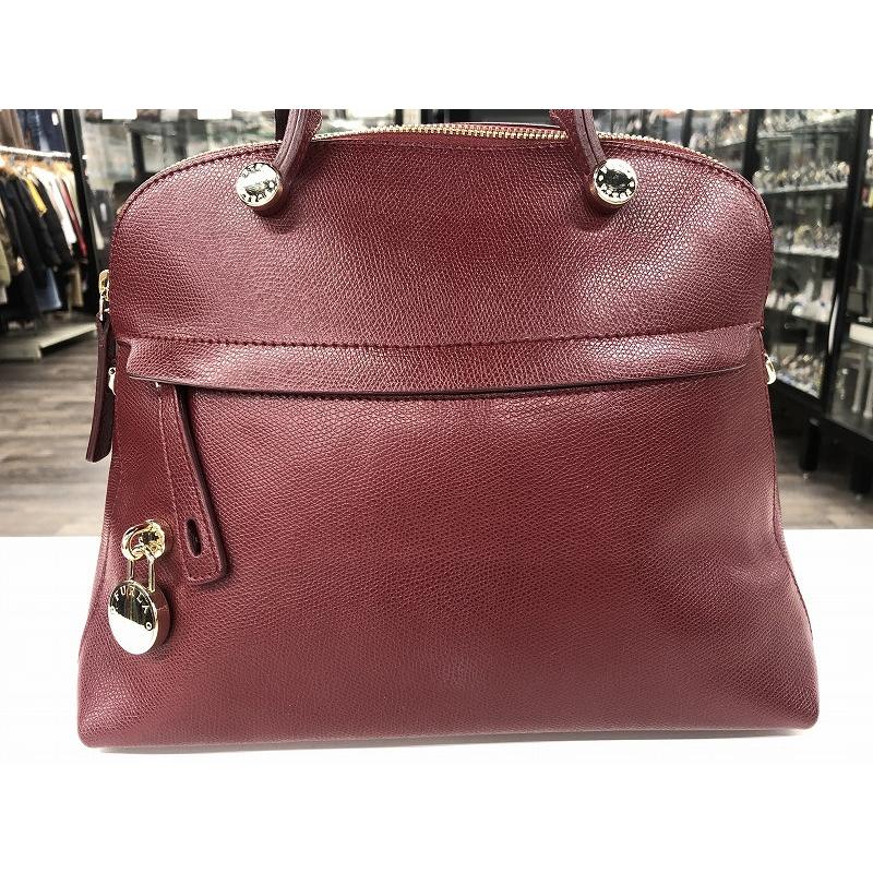 FURLA パイパー M 2way バッグ レッド フルラ FURLA ハンドバッグ ショルダーバッグ 2WAYバッグ パイパーM