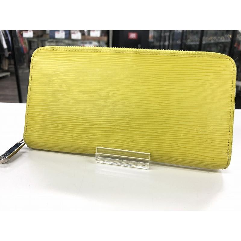 LOUIS VUITTON エピレザー 長財布 イエロー　ラウンドファスナー ルイヴィトン LOUIS VUITTON 長財布 エピ ジッピーウォレット