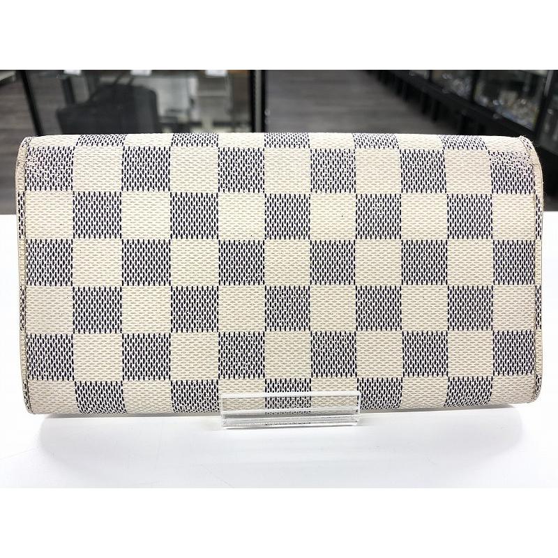 ルイヴィトン LOUIS VUITTON 長財布 ダミエ アズール・ポルトフォイユ 