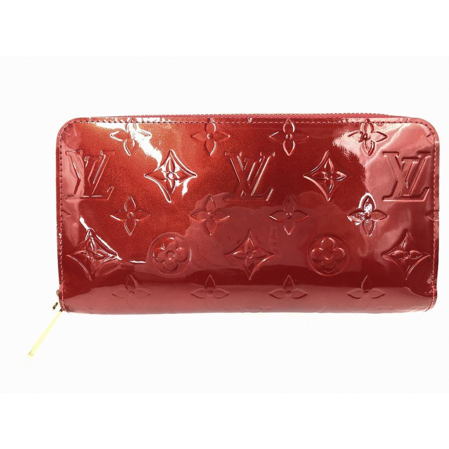 ルイヴィトン LOUIS VUITTON ヴェルニ ジッピーウォレット 長財布