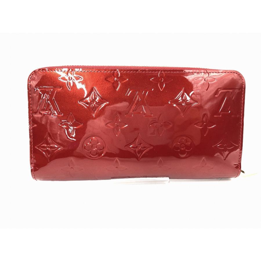 ルイヴィトン LOUIS VUITTON ヴェルニ ジッピーウォレット 長財布