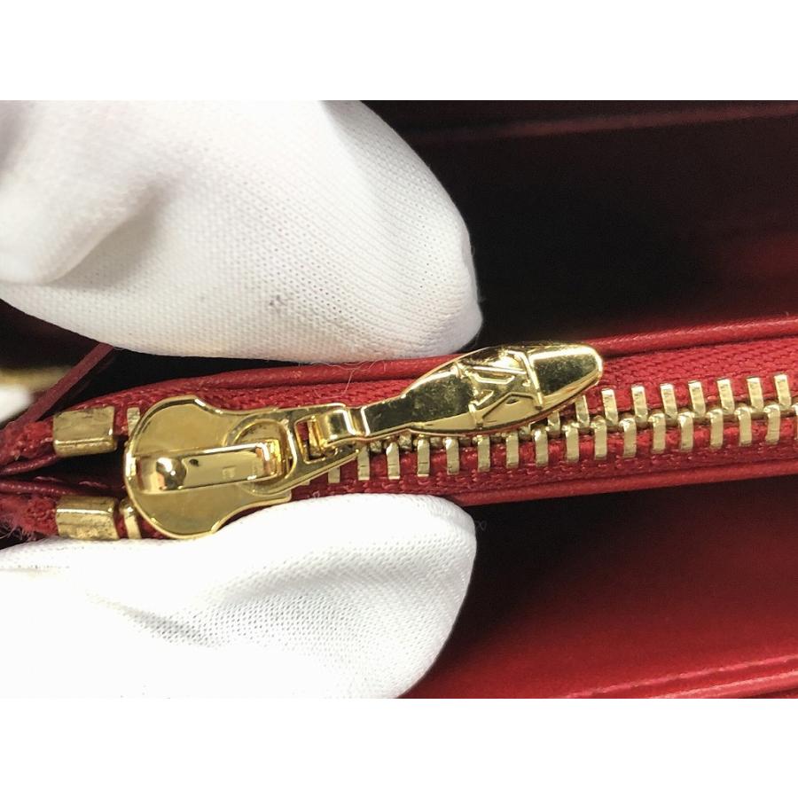 ルイヴィトン LOUIS VUITTON ヴェルニ ジッピーウォレット 長財布