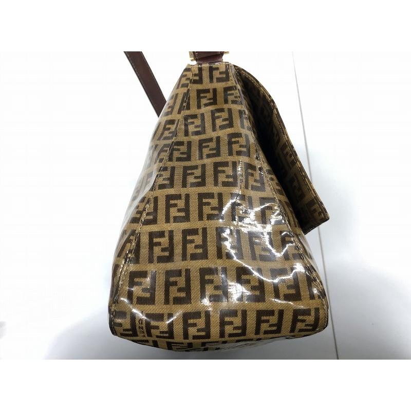 FENDI ズッカ柄 エナメル ハンドバック FENDI ズッカ柄 エナメル ハンドバック FENDI】フェンディ『ズッカ柄