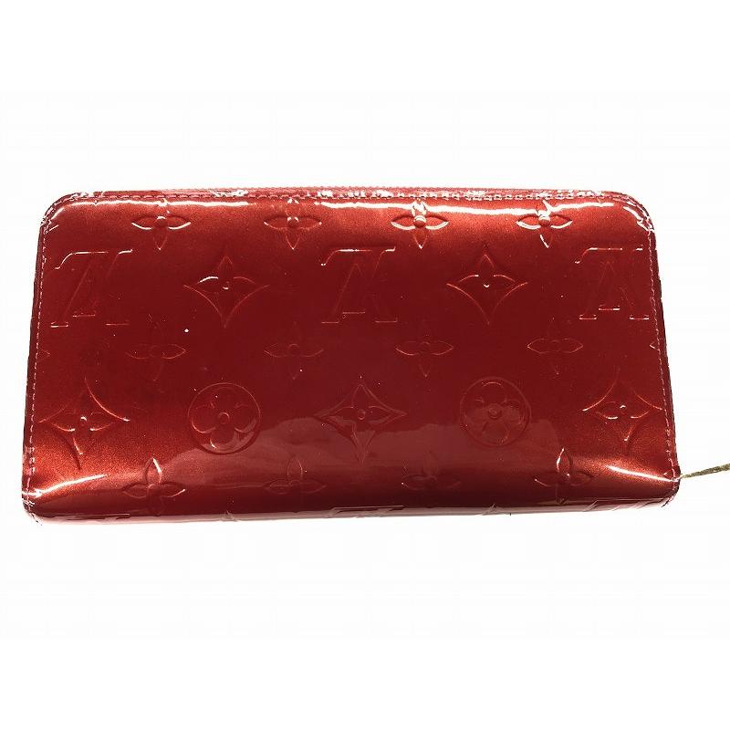 ルイヴィトン LOUIS VUITTON ヴェルニ ジッピーウォレット 長財布