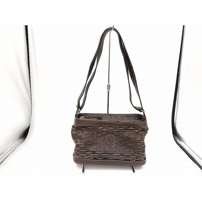 フェンディ FENDI ヴィンテージショルダーバッグ レザーバッグ 