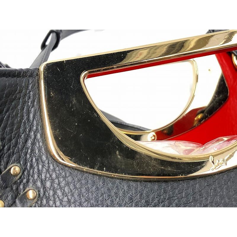 クリスチャン・ルブタン Christian Louboutin スタッズ 2wayバッグ