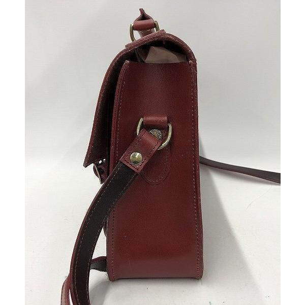グレンロイヤル GLENROYAL ショルダーサッチェルバッグ オーストリッチ 