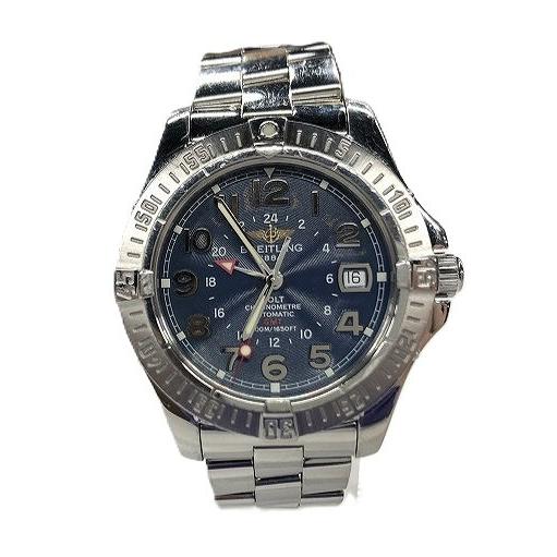 ブライトリング BREITLING 腕時計 コルトGMT シルバー 文字盤/ネイビー