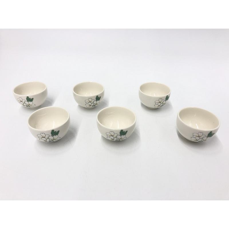 新太源芸術工坊 台湾 茶器セット 急須 湯呑 カップ 油桐花 花柄 白系