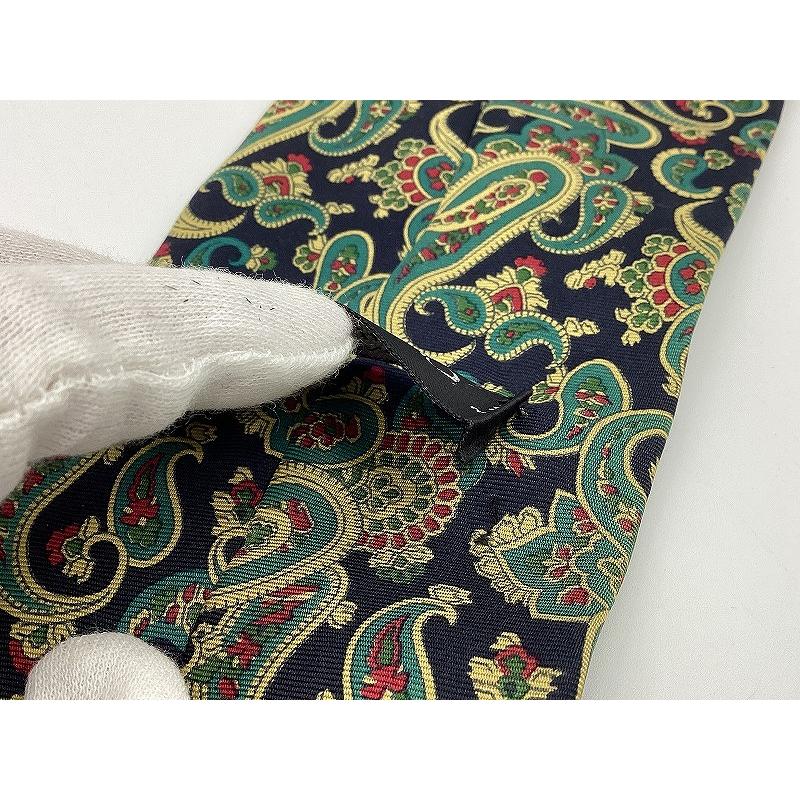 クリスチャン・ディオール Christian Dior シルクネクタイ グリーン