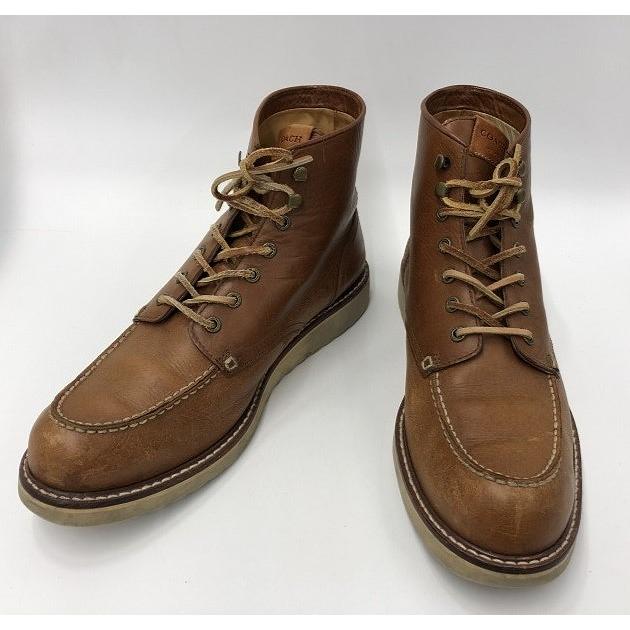 コーチ COACH ショートブーツ ワークブーツ メンズ 29.0cm 茶系 コーチ COACH ショートブーツ ワークブーツ メンズ 29.0cm 茶系
