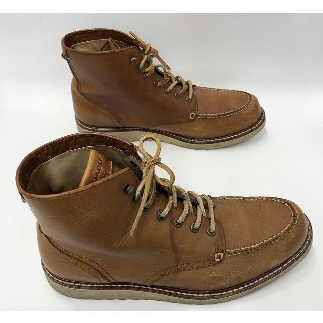 コーチ COACH ショートブーツ ワークブーツ メンズ 29.0cm 茶系 コーチ COACH ショートブーツ ワークブーツ メンズ 29.0cm 茶系