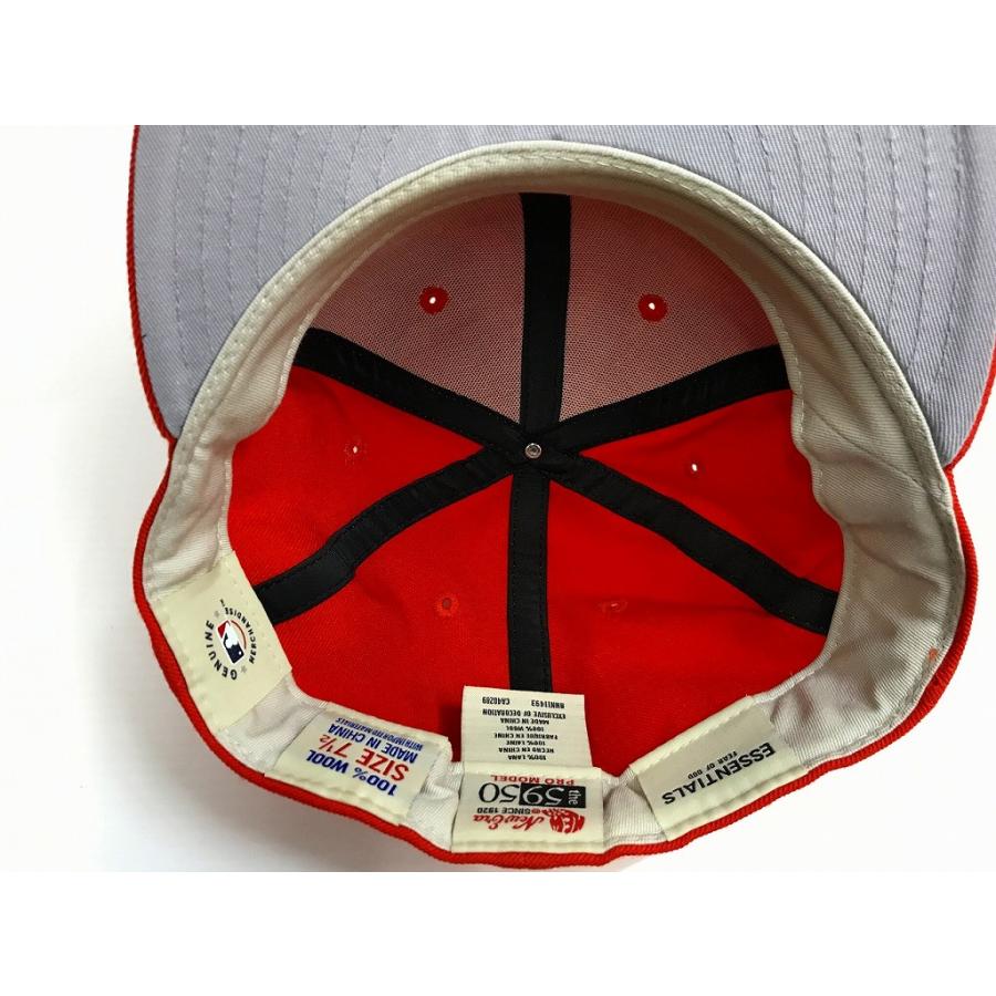 NEW ERA×ESSENTIALS 59FIFTY キャップ レッド : ワットマン Yahoo