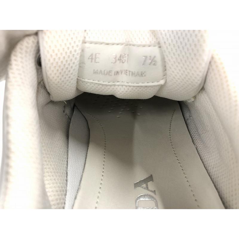プラダ PRADA メンズ靴 スニーカー レザーローカット ホワイト系 プラダ PRADA メンズ靴 スニーカー レザーローカット ホワイト系