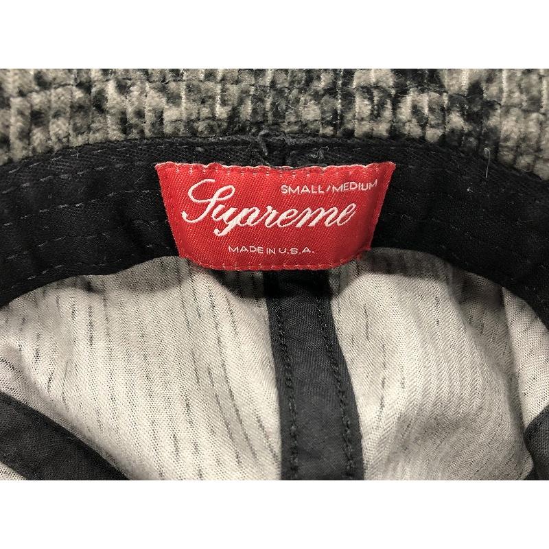 帽子 Supreme Snakeskin Corduroy Bell Hat M/L