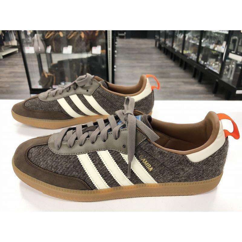 サラCATさん専用adidas ブラウン スニーカー ベルクロストラップ アディダス adidas メンズスニーカー Samba Fox Tweed Dark