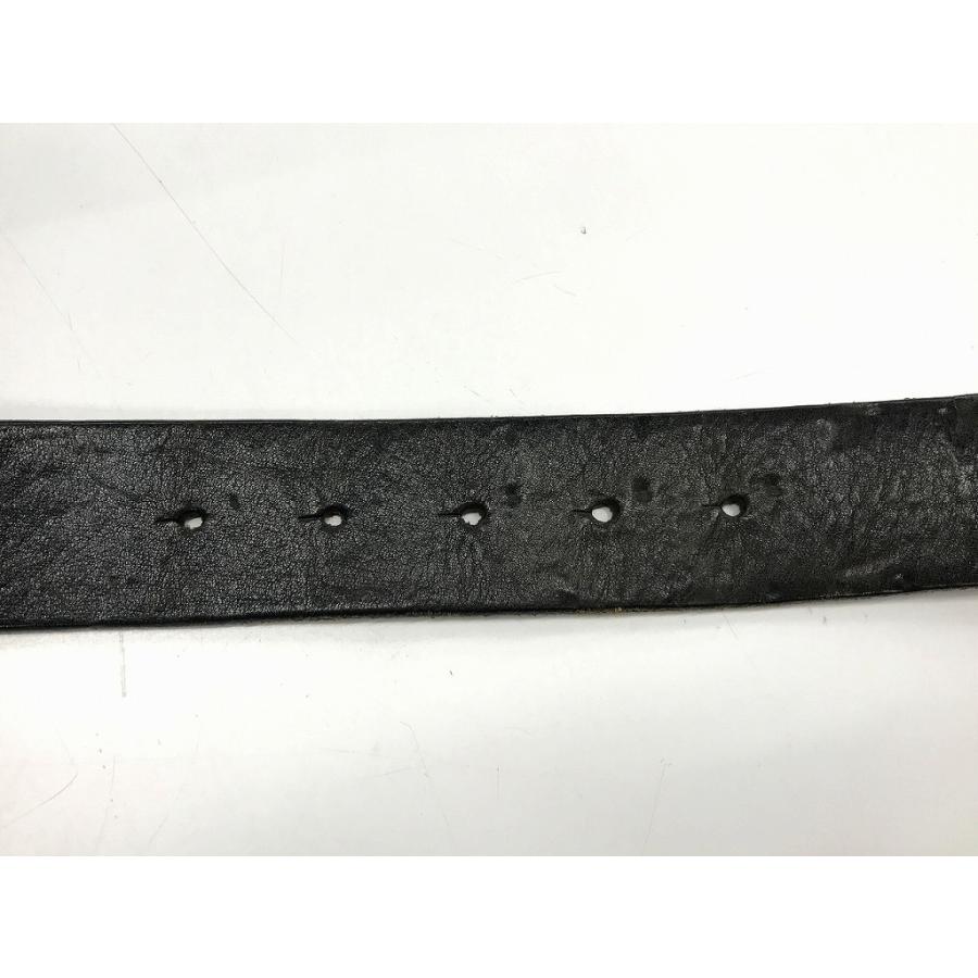 DIESEL ブラックレザーベルト 85/34 メンズ　レディース ディーゼル DIESEL レザーベルト Phoenix 85/34 : ワットマン